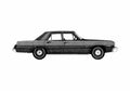Blueprint Dodge Dart Sedan 1974 A4 Photo Print