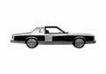 Blueprint Dodge Daytona 2 door Targa 1977 A4 Photo Print