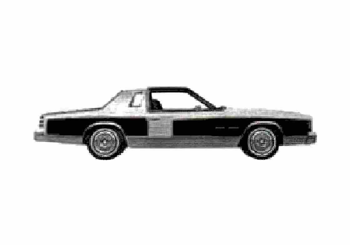 Blueprint Dodge Daytona 2 door Targa 1977 A4 Photo Print