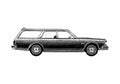 Blueprint Dodge Diplomat station Wagon 1979 A4 Photo Print
