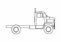 Blueprint Dodge LCF Single Axle Truck 1970 A4 Photo Print