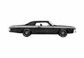Blueprint Dodge Monaco 2 door Coupe 1973 A4 Photo Print