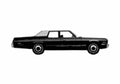 Blueprint Dodge Monaco 4 door Sedan 1975 A4 Photo Print