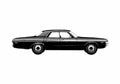 Blueprint Dodge Monaco Sedan 1972 A4 Photo Print