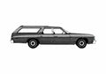 Blueprint Dodge Monaco Station Wagon 1974 A4 Photo Print