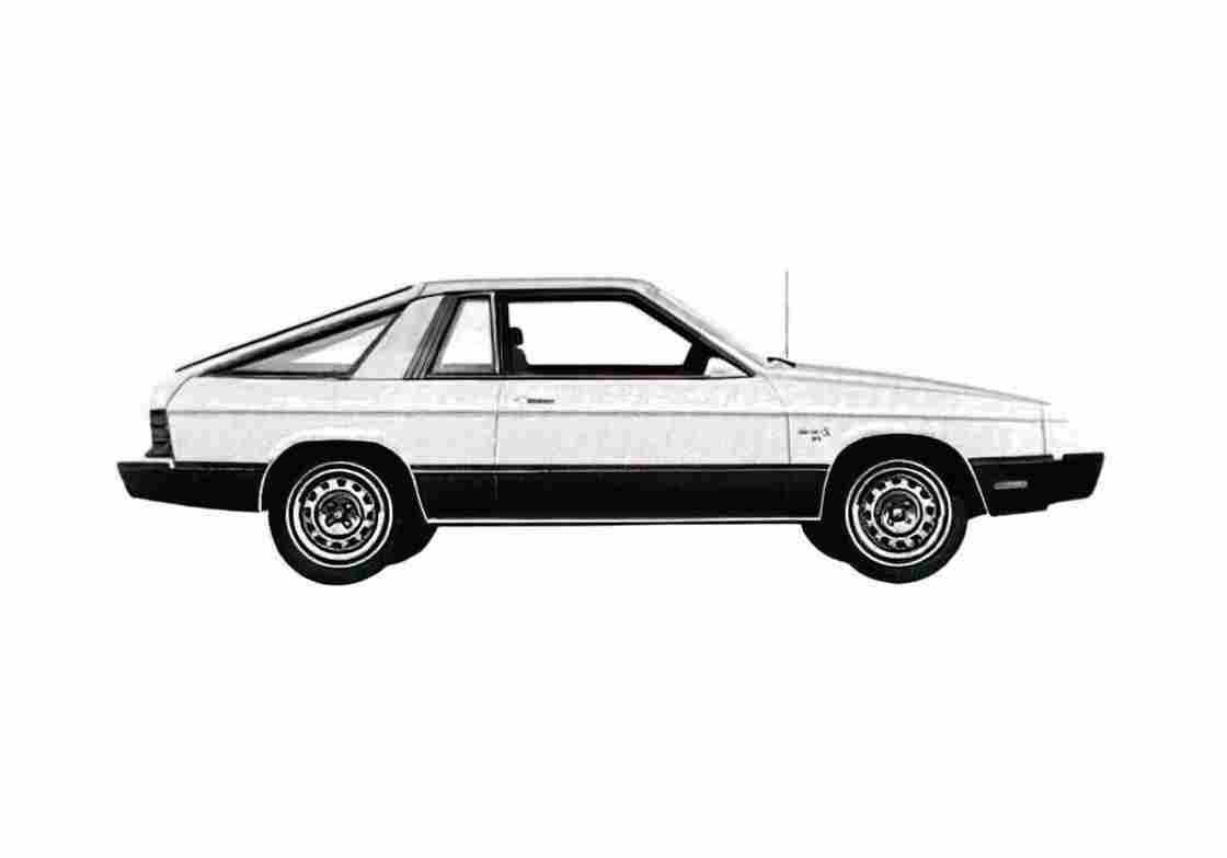 Blueprint Dodge Omni 024 Coupe 1979 A4 Photo Print