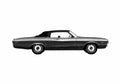 Blueprint Dodge Polara 2 door Hardtop Coupe 1972 A4 Photo Print