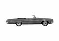 Blueprint Dodge Polara 500 Cabriolet 1964 A4 Photo Print