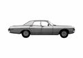 Blueprint Dodge Polara Custom Sedan 1971 A4 Photo Print