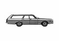 Blueprint Dodge Polara Wagon 1973 A4 Photo Print
