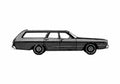 Blueprint Dodge Polara custom Wagon 1973 A4 Photo Print