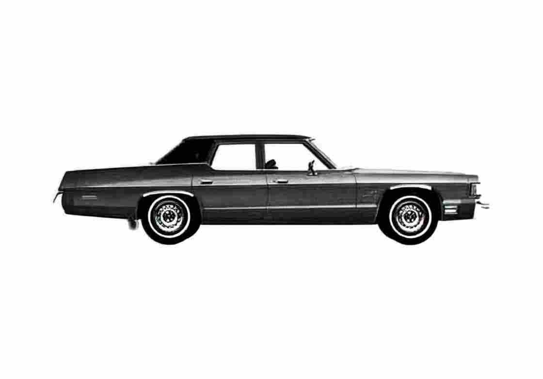 Blueprint Dodge Royal Monaco Sedan 1975 A4 Photo Print