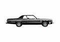 Blueprint Dodge Royal monaco 2 door Sedan 1977 A4 Photo Print