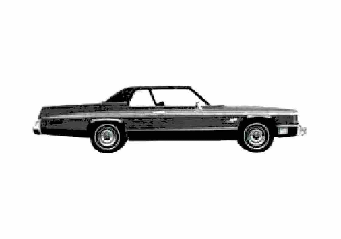 Blueprint Dodge Royal monaco 2 door Sedan 1977 A4 Photo Print