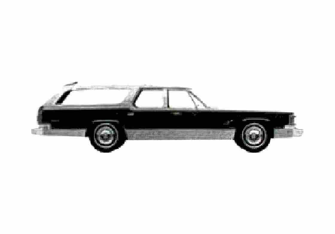Blueprint Dodge Royal monaco brougham Wagon 1977 A4 Photo Print