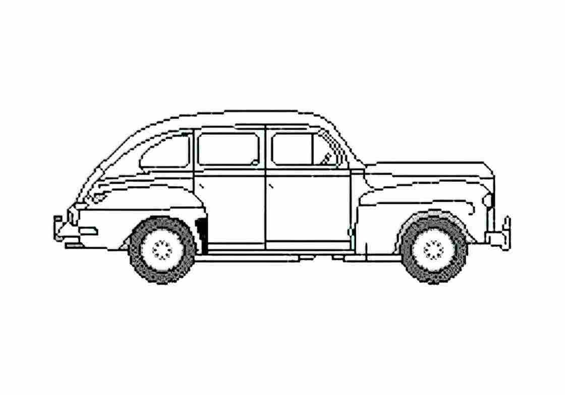 Blueprint Dodge Staff Car Wagon 1941 A4 Photo Print