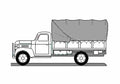 Blueprint Dodge T203 1.5 Ton Truck 1941 A4 Photo Print