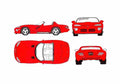 Blueprint Dodge Viper RT10 Cabriolet 1994 A4 Photo Print