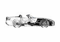 Blueprint Dodge Viper SRT 10 Roadster 2005 A4 Photo Print