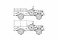 Blueprint Dodge WC 51 Truck 1941 A4 Photo Print