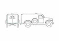 Blueprint Dodge WC 54 Ambulance Van 1965 A4 Photo Print