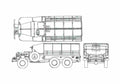 Blueprint Dodge WC 63 Truck 1940 A4 Photo Print