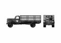 Blueprint Dodge WF 32 1.5 ton 4x2 Truck 1939 A4 Photo Print