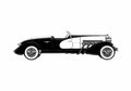 Blueprint Duesenberg roadster Cabriolet 1933 A4 Photo Print