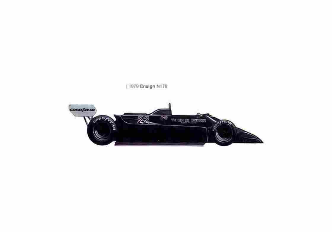Blueprint Ensign N179 F1 OW 1979 01 A4 Photo Print