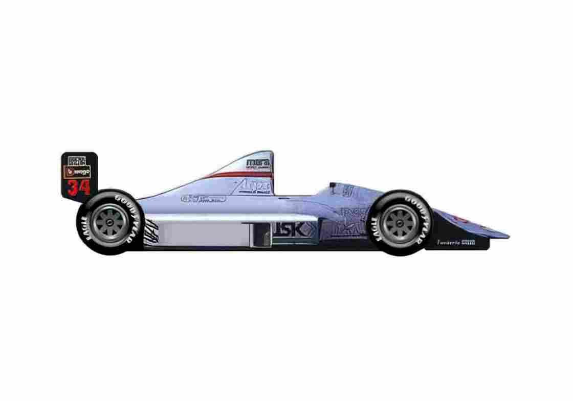 Blueprint EuroBrun ER189B Judd F1 OW 1990 A4 Photo Print