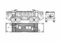 Blueprint Faun 4 Archer Fire Truck 1972 A4 Photo Print