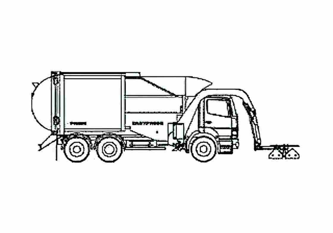 Blueprint Faun Easypress Dump Truck 2006 A4 Photo Print
