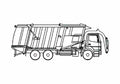 Blueprint Faun Frontpress Dump Truck 2006 A4 Photo Print