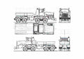 Blueprint Faun HZ 5060 Truck 1978 A4 Photo Print