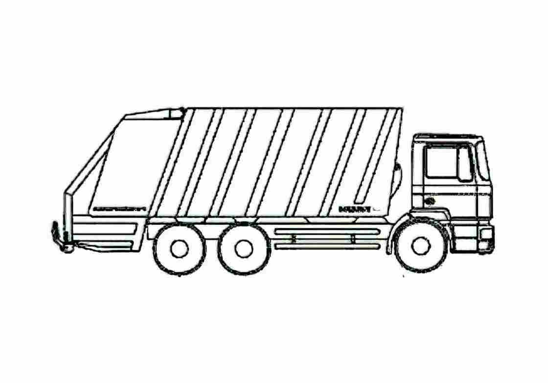 Blueprint Faun Powerpress Dump Truck 2006 A4 Photo Print