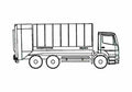 Blueprint Faun Rotopress Dump Truck 2006 A4 Photo Print