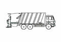 Blueprint Faun Selectapress Dump Truck 2006 A4 Photo Print