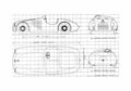 Blueprint Ferrari 125 Sport Cabriolet 1947 A4 Photo Print