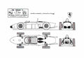 Blueprint Ferrari 156 F1 Sharknose Cabriolet 1961 A4 Photo Print