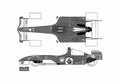 Blueprint Ferrari 248 F1 Cabriolet 2006 A4 Photo Print