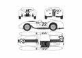 Blueprint Ferrari 250 Testa Rossa Le Mans Cabriolet 1958 A4 Photo Print