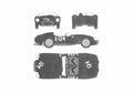 Blueprint Ferrari 250 Testa Rossa Roadster 1958 A4 Photo Print