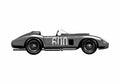Blueprint Ferrari 290 MM Sebring Cabriolet 1956 A4 Photo Print