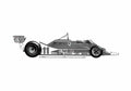 Blueprint Ferrari 302 T4 F1 OW 1979 A4 Photo Print