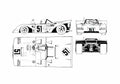 Blueprint Ferrari 312 B2 Cabriolet 1971 A4 Photo Print