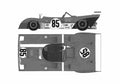 Blueprint Ferrari 312 PB Cabriolet 1972 A4 Photo Print