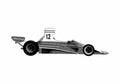 Blueprint Ferrari 312 T F1 Cabriolet 1975 A4 Photo Print