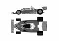 Blueprint Ferrari 312 T2 Japan GP Cabriolet 1977 A4 Photo Print