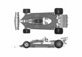 Blueprint Ferrari 312 T3 Monaco GP Cabriolet 1978 A4 Photo Print