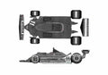 Blueprint Ferrari 312 T4 Italian GP Cabriolet 1979 A4 Photo Print